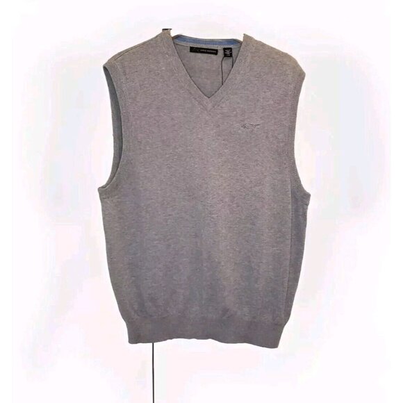 Greg Norman Other - Greg Norman Golf Sweater Vest Men's Size Large Sleeveless Grey Preppy Career